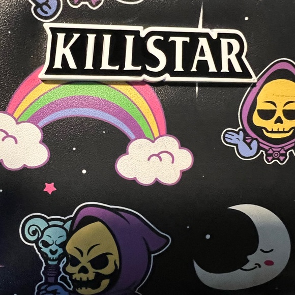 Mattel Black and Purple Bag with Edgy Design - Picture 5 of 6